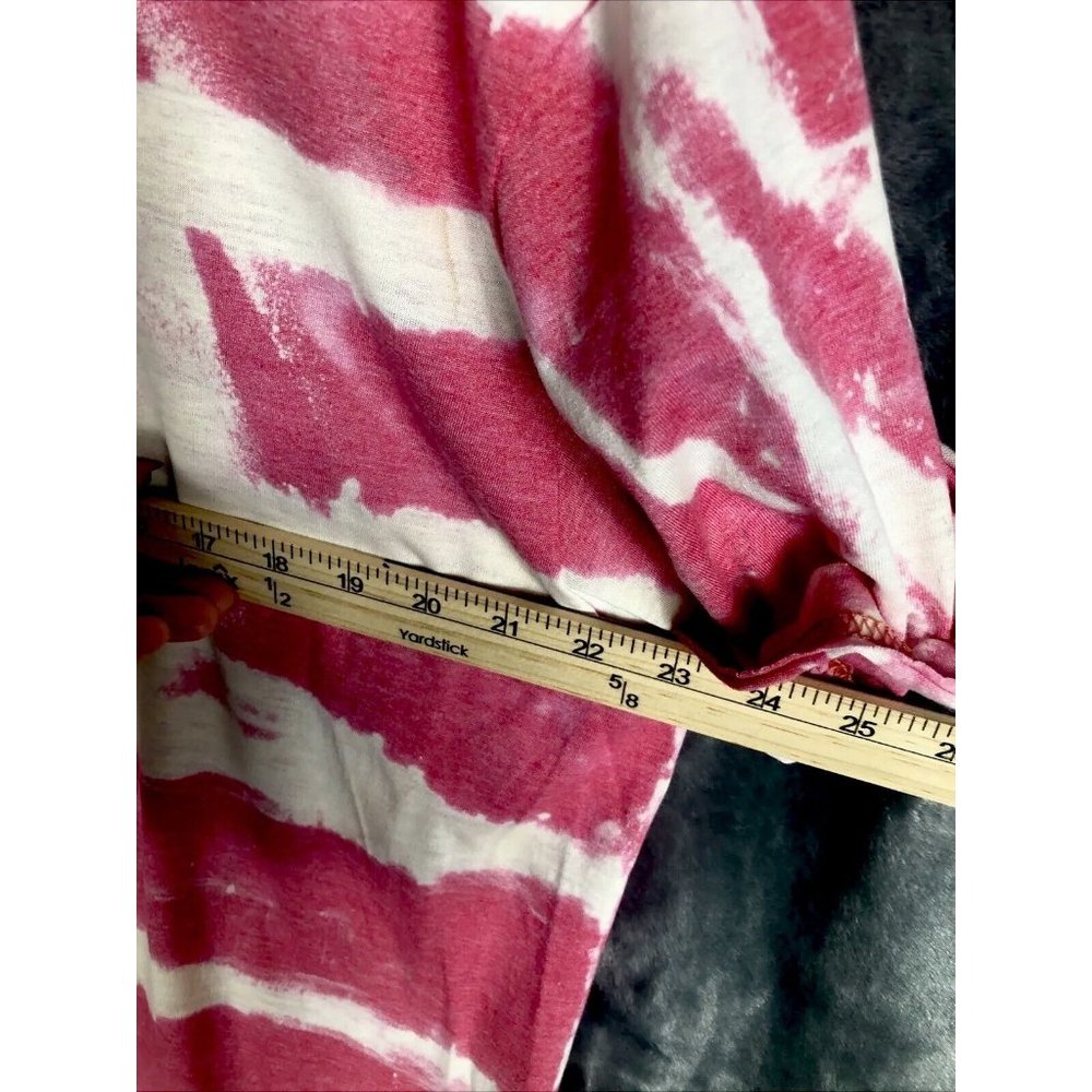 Bougie With A Little Bit Of Hood Women’s T-Shirt Tie Dye Bleached Extra Large - Picture 8 of 11